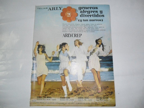 Telas Arly Arlycrep Sederia Vogue Tienda Publicidad 1967 0