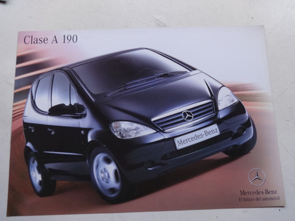 Folleto Agencia Mercedes Benz Clase A 190 No Manual Catalogo 0