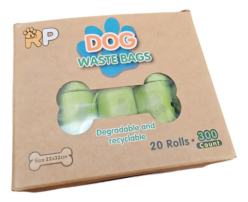 Set De Bolsas Para Caca De Perro Biodegradables X 300 Uni. 0