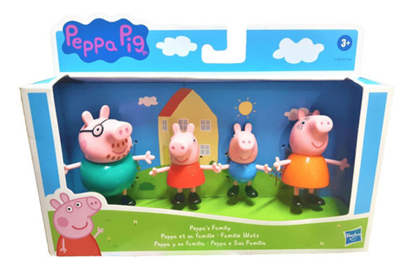 Peppa Pig Set X4 Figuras - Peppa Y Su Familia P3 1