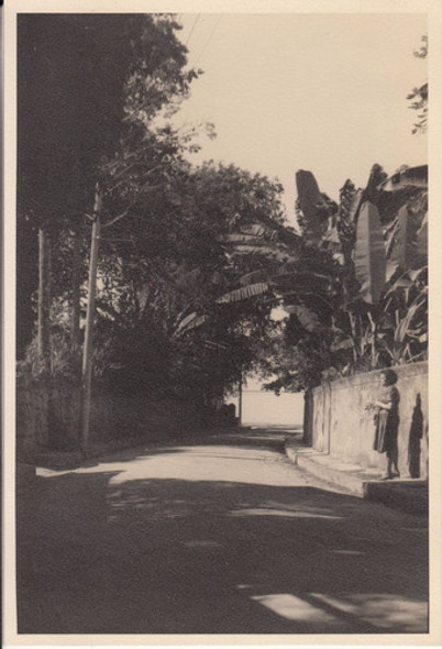 1949 Brasil Fotografia Real Ilha Paqueta Calle Colonial Rio 0