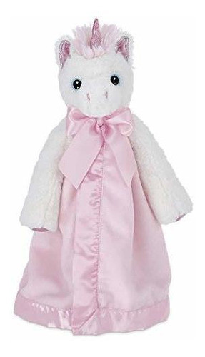 Bearington Bebe Soñador Snuggler Blanco Y Rosa Unicornio P 0