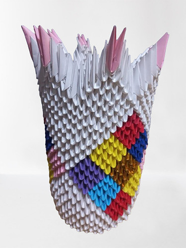 Florero De Origami Kumitate 3d 1