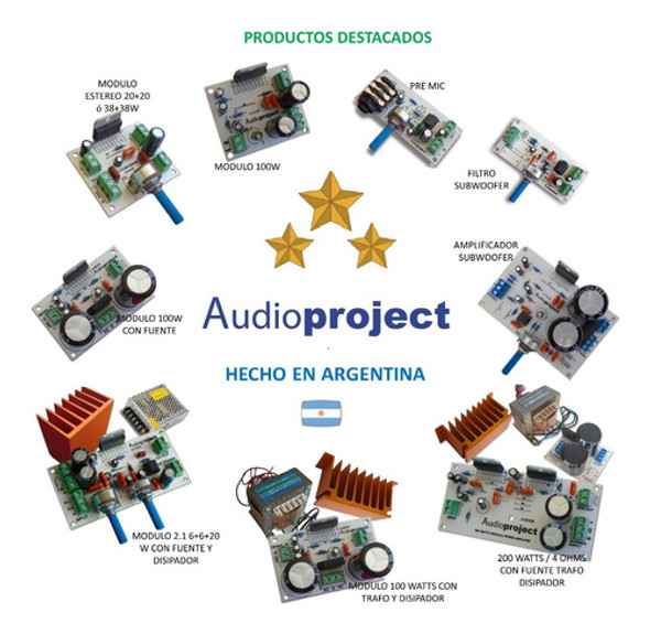Transformador Para Modulo Amplificador Audioproject 100+100 Watts 1
