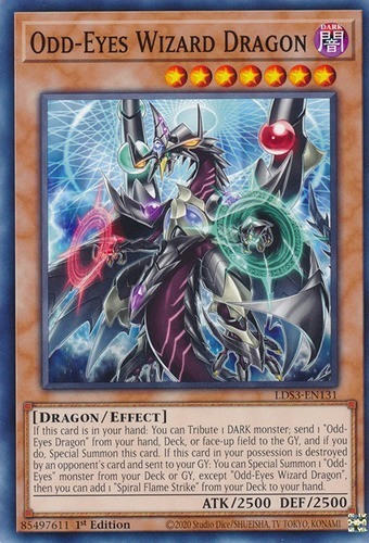 Odd-eyes Wizard Dragon (lds3-en131) Yu-gi-oh! 0