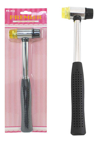 Martelo Precisão 24cm Martelinho Ouro Cabeça Dupla Cabo Soft 1