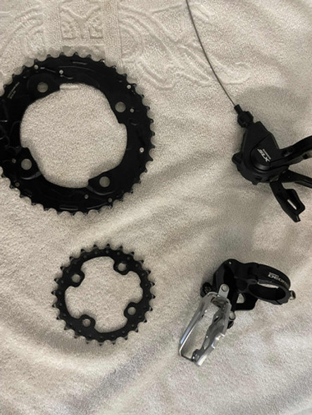 Grupo Para Bi Plato Shimano Slx Y Deore 0 Grupo Para Bi Plato Shimano Slx Y Deore 0