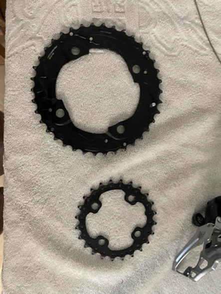 Grupo Para Bi Plato Shimano Slx Y Deore 1 Grupo Para Bi Plato Shimano Slx Y Deore 1