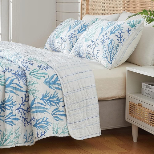 Juego De Ropa De Cama De Edredón Costero Doble, Edredón Cost 1