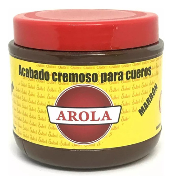 Crema Color Marrón Para Cueros Arola X 500 Cc 0 Crema Color Marrón Para Cueros Arola X 500 Cc 0