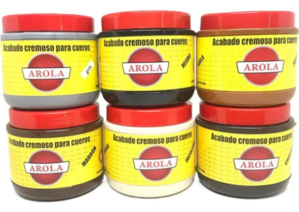 Crema Color Marrón Para Cueros Arola X 500 Cc 1 Crema Color Marrón Para Cueros Arola X 500 Cc 1