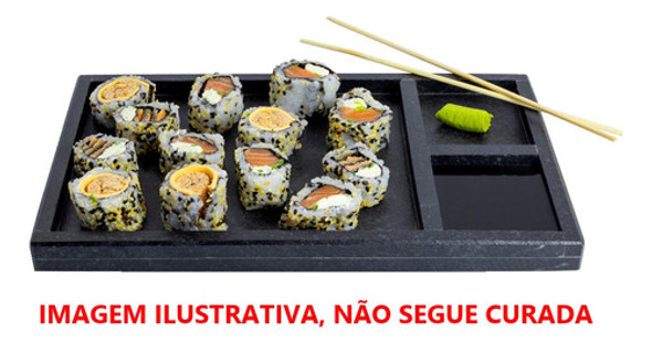 Tábua Pedra Sabão Borda Pé Divisórias Para Servir P 30x15cm 1