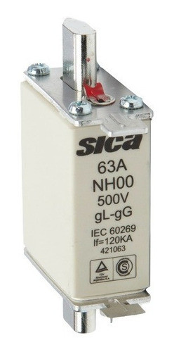 Fusible Nh Tamaño 00 63a Sica 0