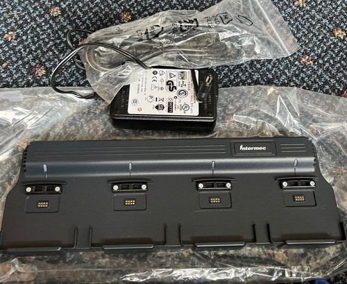 Coletor De Dados Cn3 Ac14 Base Carregador 4 Bateria Intermec 1