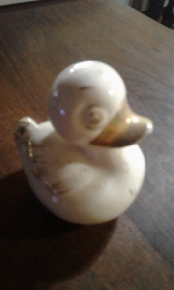 Figura Miniatura Pato Patito Pata Patita Animalito Ceramico 0