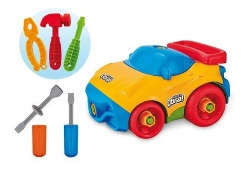 Carro Didático Monta E Desmonta Mãos A Obra - Usual 1