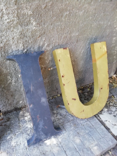 Letras De Chapa Grandes 800cu 1
