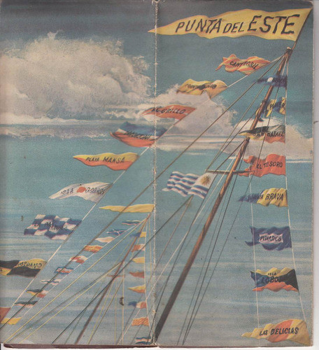 Antiguo Folleto Turismo Punta Del Este Maldonado Playas 0
