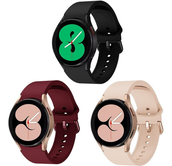 3 Mallas Para Reloj Samsung Galaxy Watch 4 44mm 40mm (op1) 0 3 Mallas Para Reloj Samsung Galaxy Watch 4 44mm 40mm (op1) 0