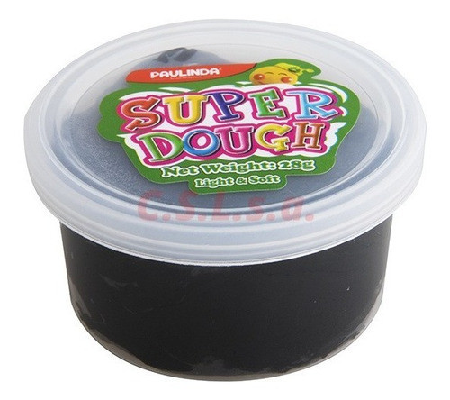 Masa Super Dough Pote 28grs Negra Latina 2673 0