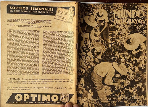 Mundo Uruguayo N° 1154 Fallecimiento Adrián Troitiño 1941 0