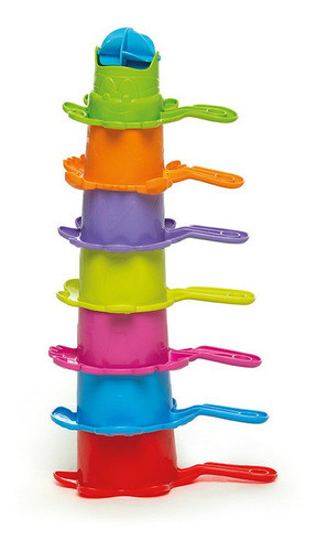 Calesita: Molino Encastrable Aplicable 7 Piezas Didactico 0