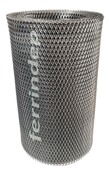 Malla Metál Romboidal Desplegado 8x17mm Rollo 50cm X 4,5mts 0
