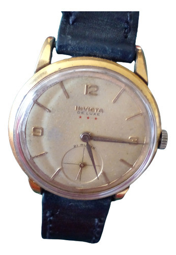 Antiguo Reloj De Pulsera Swiss Invita De Luxe 21 Rubis. 0