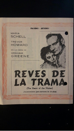 Programa De Cine Metropol Del Año 1955 0