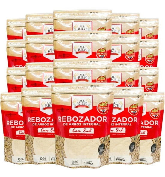 Rebozador Arroz Integral Con Sal Sin Tacc All Rice 250g X20 0