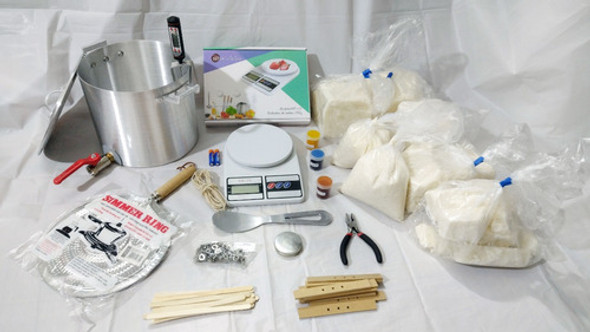 Kit Velas Cera Soja Artesanales Completo 6 0