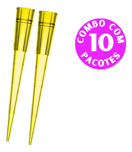 Ponteira Micropipeta S/ Filtro Gilson 1-200ul - 10.000 Unds 1