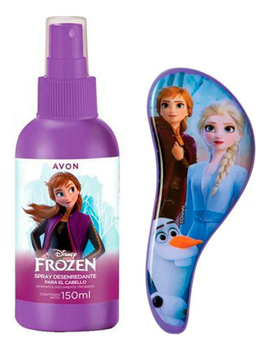 Frozen Combo X  2 Spray Desenredante  +cepillo 0