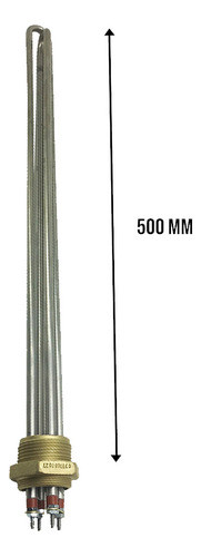 Resistência Elétrica Rosca 1.1/4  2 Elementos 7000w C/ Colar 1