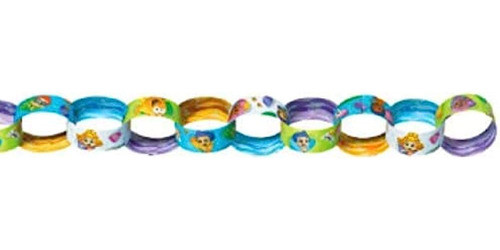 Amscan Paper Chain Link Garland | Colección Bubble Guppies | 0