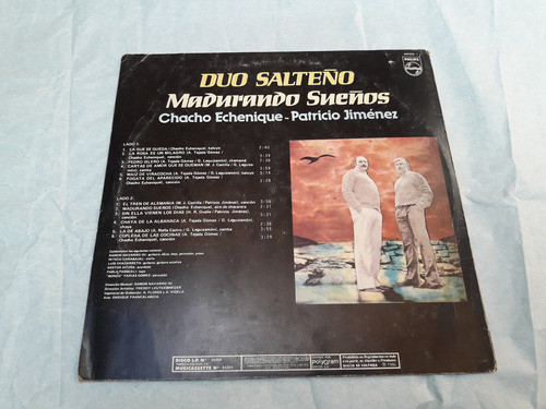 Duo Salteño - Madurando Sueños - Lp Vinilo / Kktus 1