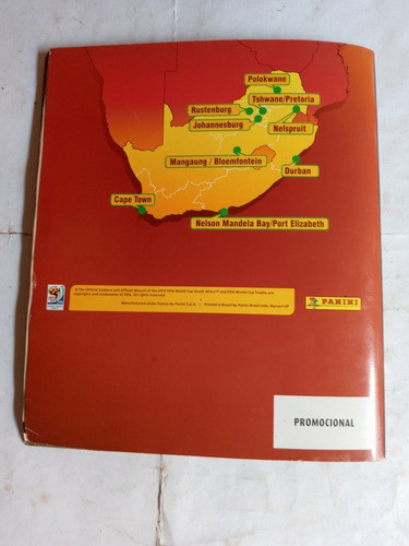 Álbum Da Copa Do Mundo 2010 Com Visa Faltam 8 Figurinhas 1