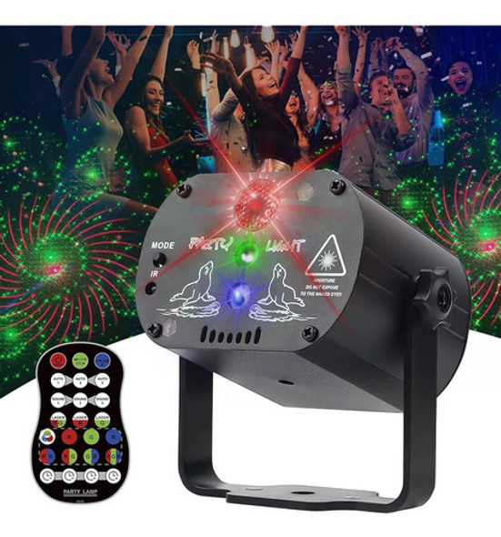 ~? Dj Disco Stage Lights, Control Remoto Mini Led Party Lamp 0 ~? Dj Disco Stage Lights, Control Remoto Mini Led Party Lamp 0