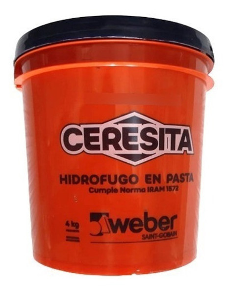 Ceresita Weber Aditivo Hidrofugo En Pasta Balde 4 Kgs 0