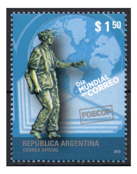 Argentina 2010. Homenaje Al Cartero. Gj 3850 Mint 0 Argentina 2010. Homenaje Al Cartero. Gj 3850 Mint 0