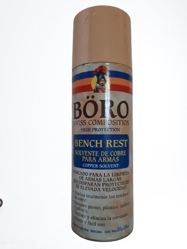 Boro Limpiador De Armas 200 Ml Solvente,cobre,plomo,pólvora 1