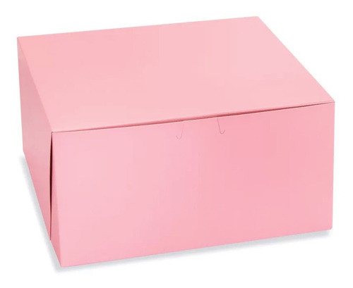Caja De Regalo Rosada - 28,5 X 28,5 X 11 Cm 0