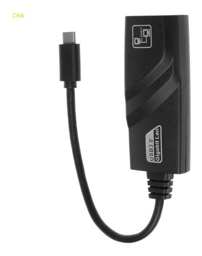 Adaptador Rede Type-c 1000mbps Ethernet Rj45 New Macbook Pc 1