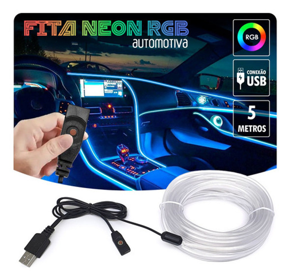 Fita Led Painel Fusion 2021 Luz Interna 5m Rgb Troca Cor 0