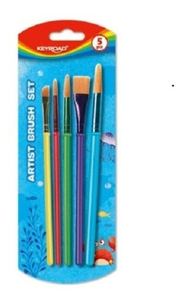 Pinceles Keyroad Set Artístico 5 Piezas 0