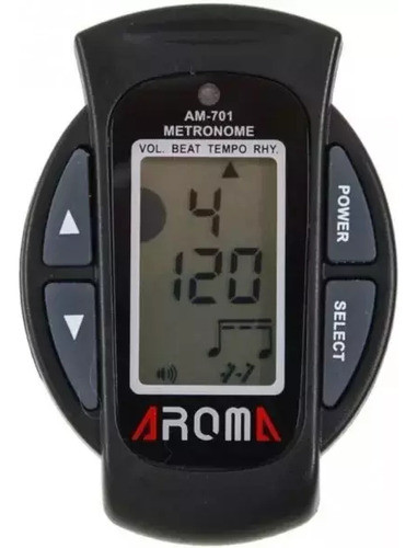 Metronomo Dígital Aroma Am-701 Negro 0