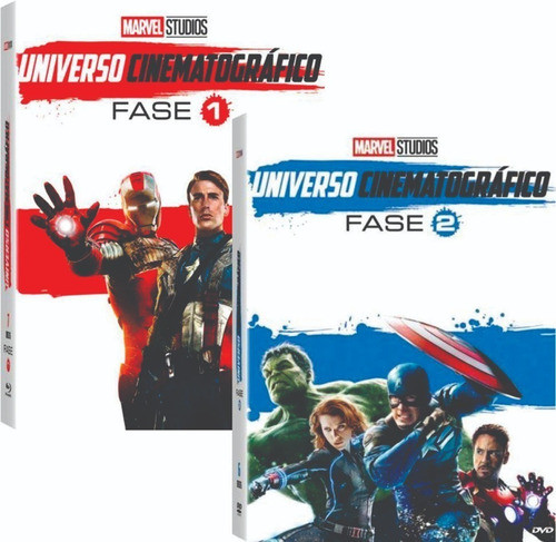 Dvds Marvel Universo Cinematográfico - Fase 1 + 2 0