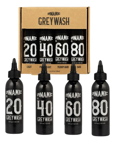 Set Black And Grey  Grey Wash  Dynamic 4 Oz 0