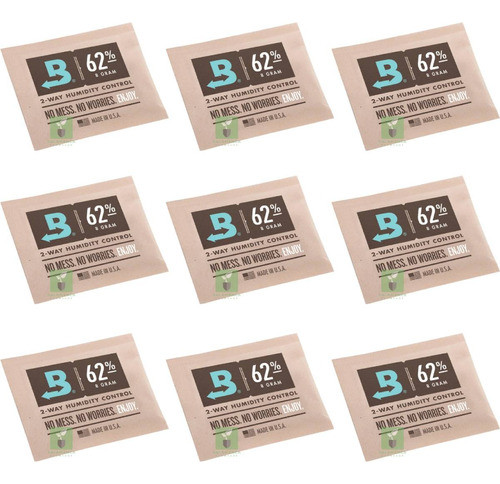 Boveda 8gr X 10 Uni. Regulador De Humedad 62% Curado Cosecha 0
