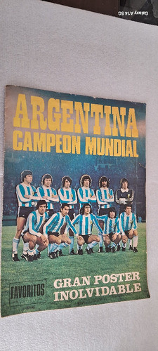 Revipóster Selección Argentina Campeón Mundial 1978 0